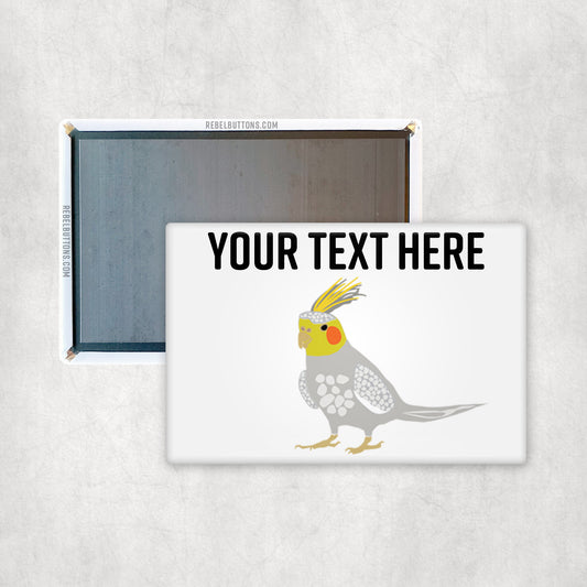 Cockatiel Magnet - Personalized