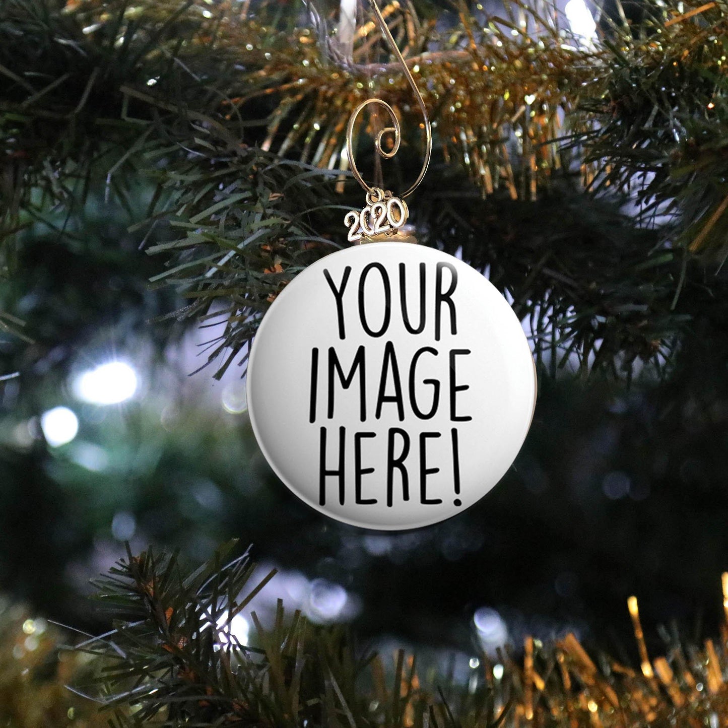 Custom Photo Ornament - REBEL BUTTONS