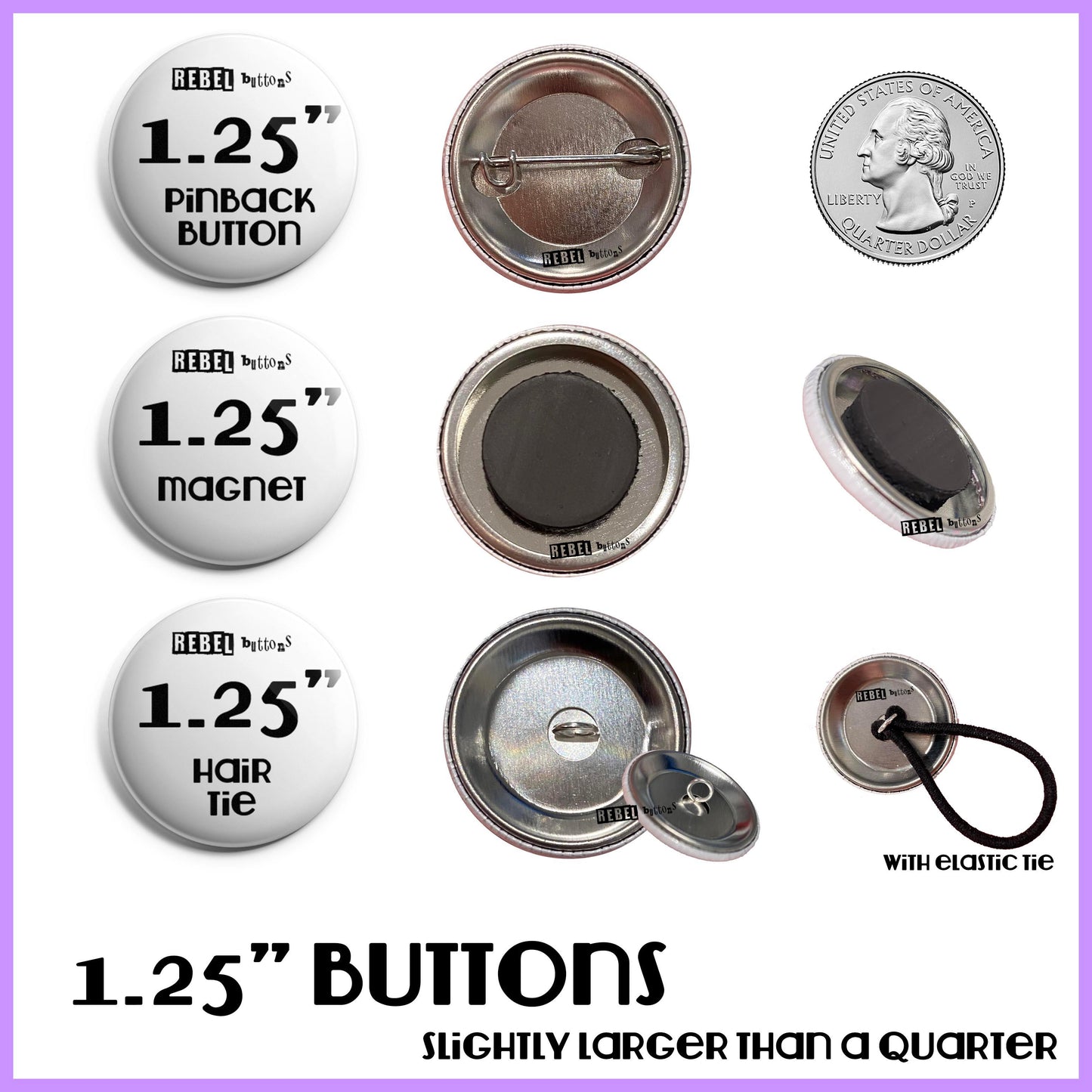 Black Lives Matter - REBEL BUTTONS