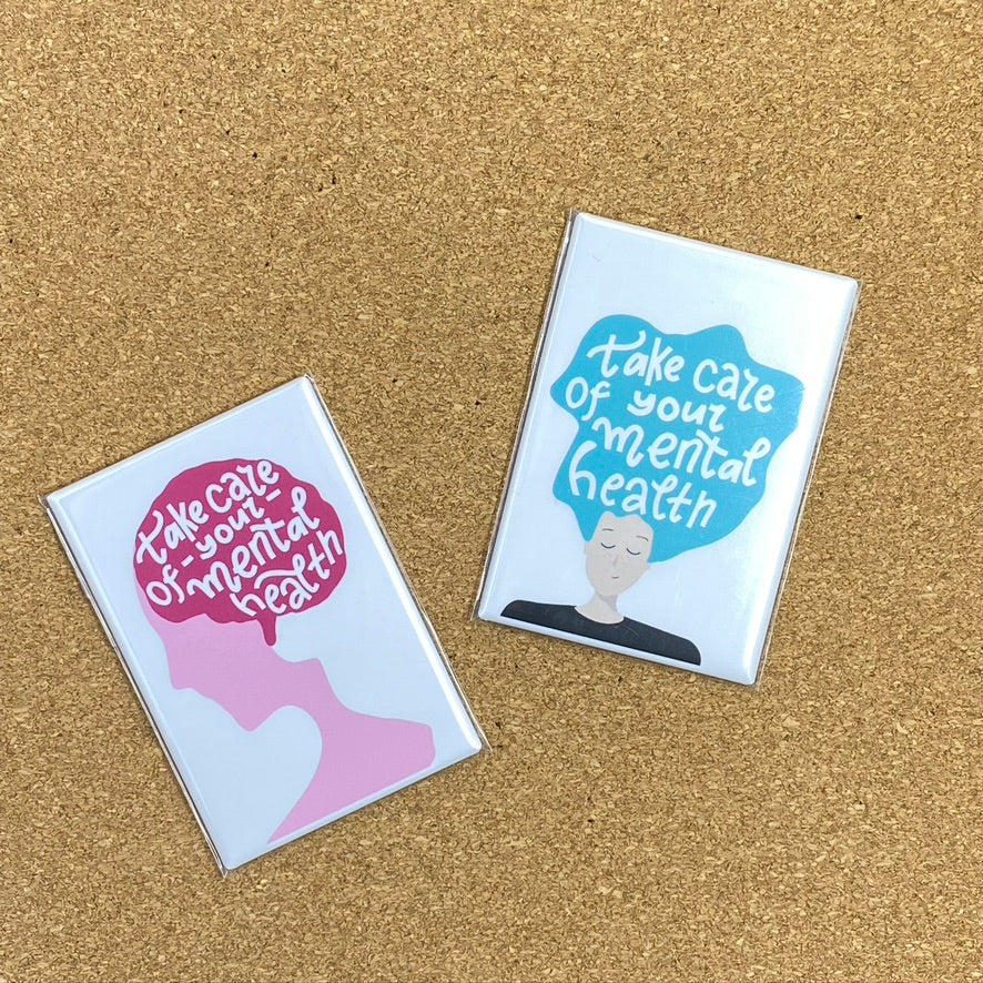 Pair of Women's Mental Health Magnets