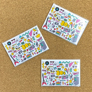 80s Nostalgia Magnet