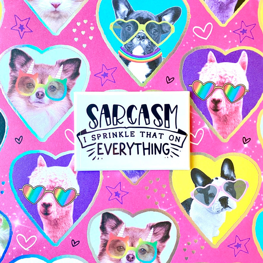 Sarcasm: I Sprinkle That On Everything Magnet