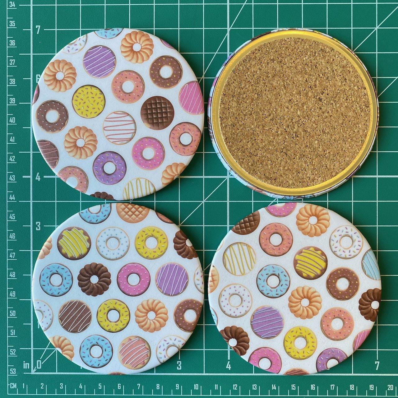 Donut Coaster Set - REBEL BUTTONS