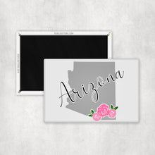 Load image into Gallery viewer, Arizona Floral State Magnet
