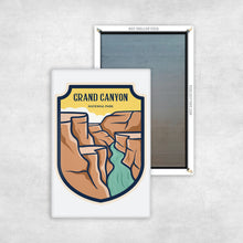 Load image into Gallery viewer, Grand Canyon Badge Magnet
