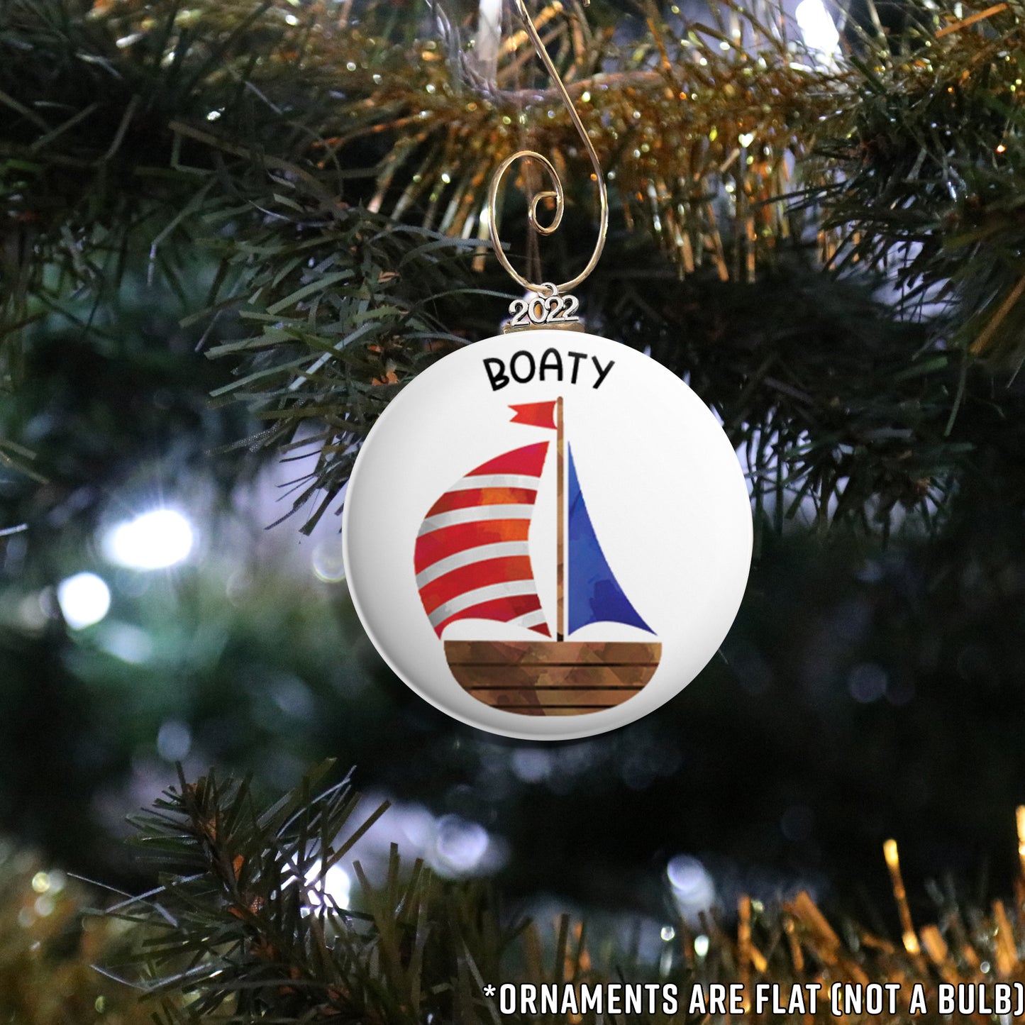 Personalized Sailboat Ornament