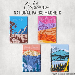 California National Parks Magnets