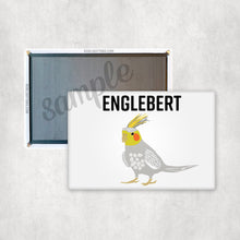 Load image into Gallery viewer, Cockatiel Magnet - Personalized
