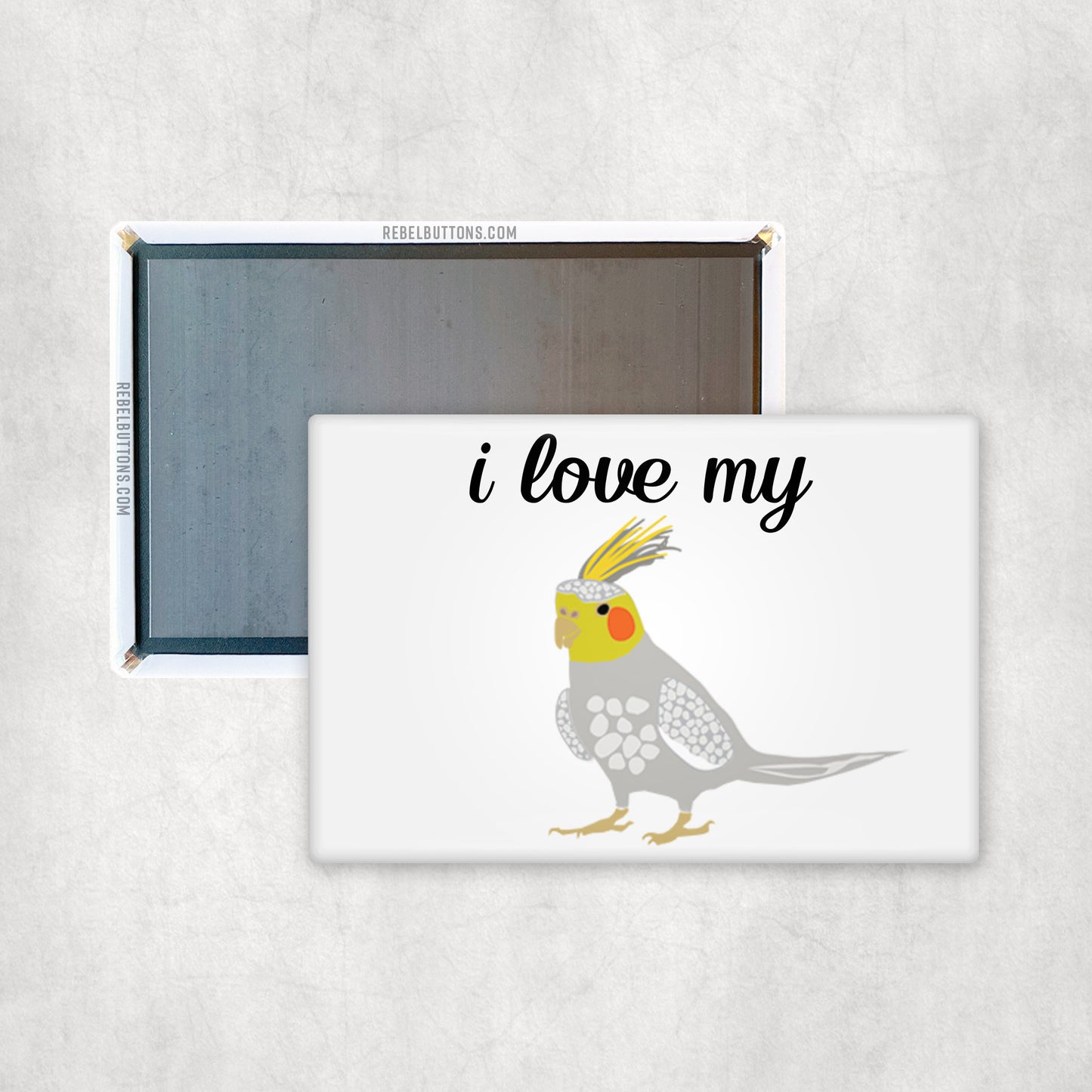 I Love My Cockatiel Magnet
