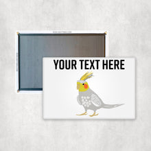 Load image into Gallery viewer, Cockatiel Magnet - Personalized
