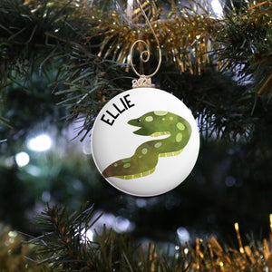 Personalized Eel Ornament