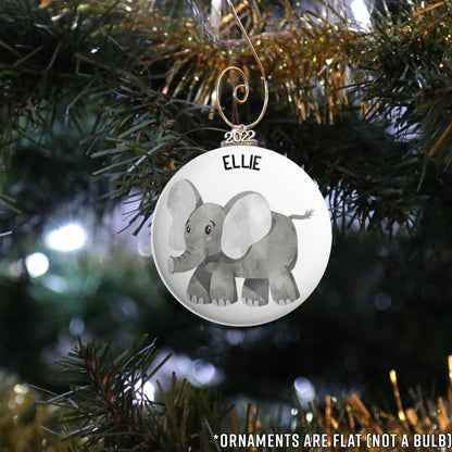 Personalized Elephant Ornament