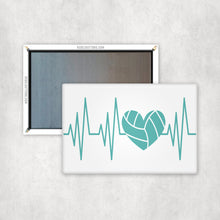 Load image into Gallery viewer, Heartbeat of a Volleyball Player Magnet
