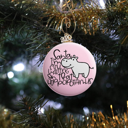 Hippopotamus Ornament - REBEL BUTTONS
