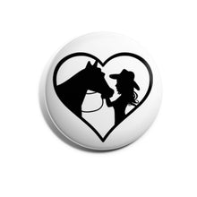 Load image into Gallery viewer, Horse and Cowgirl Heart
