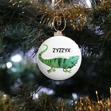 Load image into Gallery viewer, Personalized Iguana Ornament
