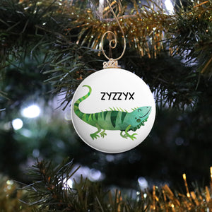 Personalized Iguana Ornament