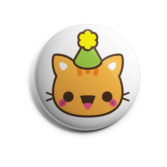 Orange Birthday Cat