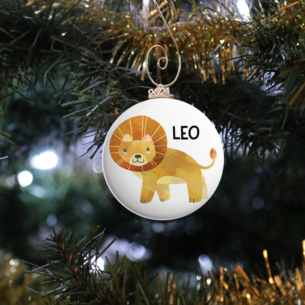 Personalized Lion Ornament