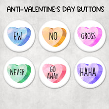 Load image into Gallery viewer, Mean Conversation Hearts (Set of 6)
