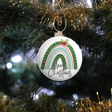Load image into Gallery viewer, Mistletoe Rainbow Ornament
