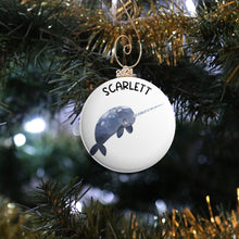Load image into Gallery viewer, Personalized Narwhal Ornament
