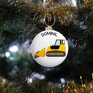 Personalized Plow Truck Ornament