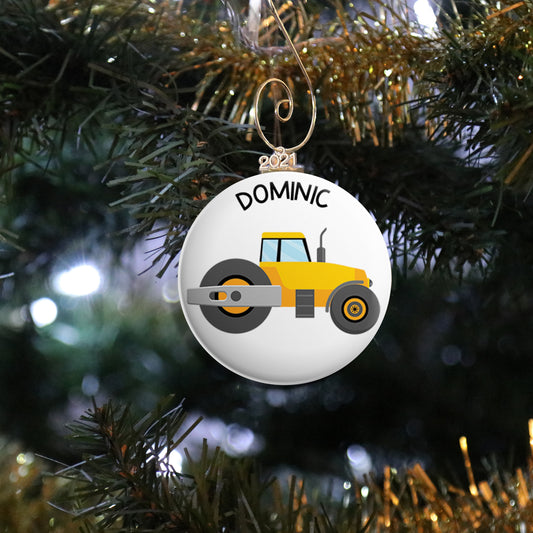 Personalized Roller Truck Ornament