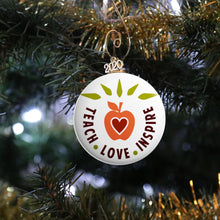 Load image into Gallery viewer, Teach Love Inspire Ornament - REBEL BUTTONS
