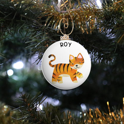 Personalized Tiger Ornament