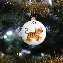 Load image into Gallery viewer, Personalized Tiger Ornament
