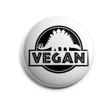 Load image into Gallery viewer, Vegan Stegosaurus - Black &amp; White
