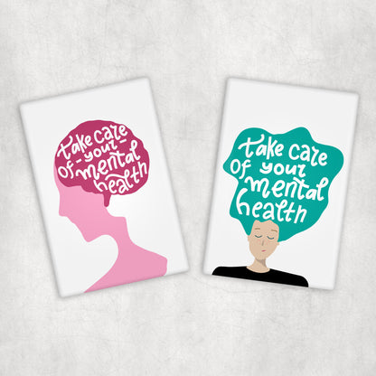 Pair of Women's Mental Health Magnets