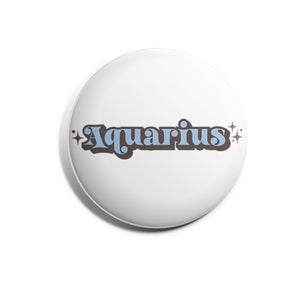 Aquarius Retro Zodiac